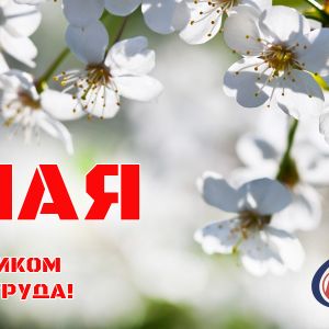 С Праздником Весны и Труда!